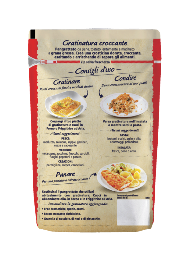 Gratinatura croccante Le Farine Magiche