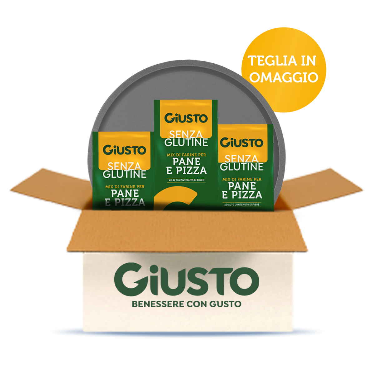 Multipack Giusto Mix Pane e Pizza Senza Glutine