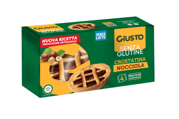 Deliziosa crostatina al cacao senza glutine con frolla friabile e farcitura golosa.