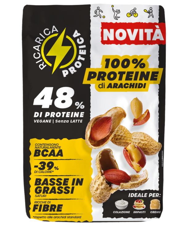 ricarica proteica arachidi: 100% proteine da frutta secca