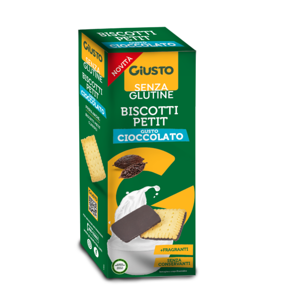 Biscotto al cioccolato senza glutine.