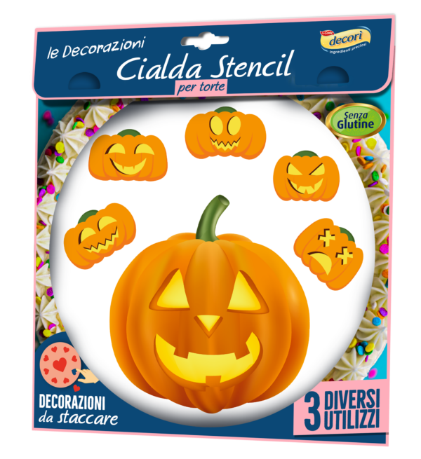 Cialda stencil in ostia halloween