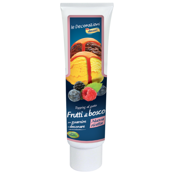Topping ai frutti rossi Decorì: ideale per guarnire e decorare.