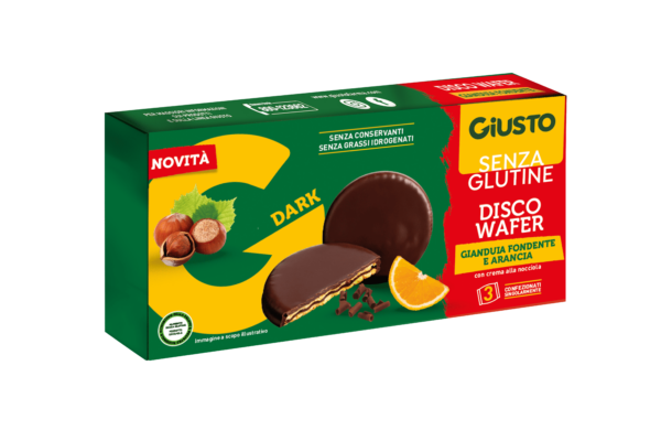 disco wafer dark senza glutine